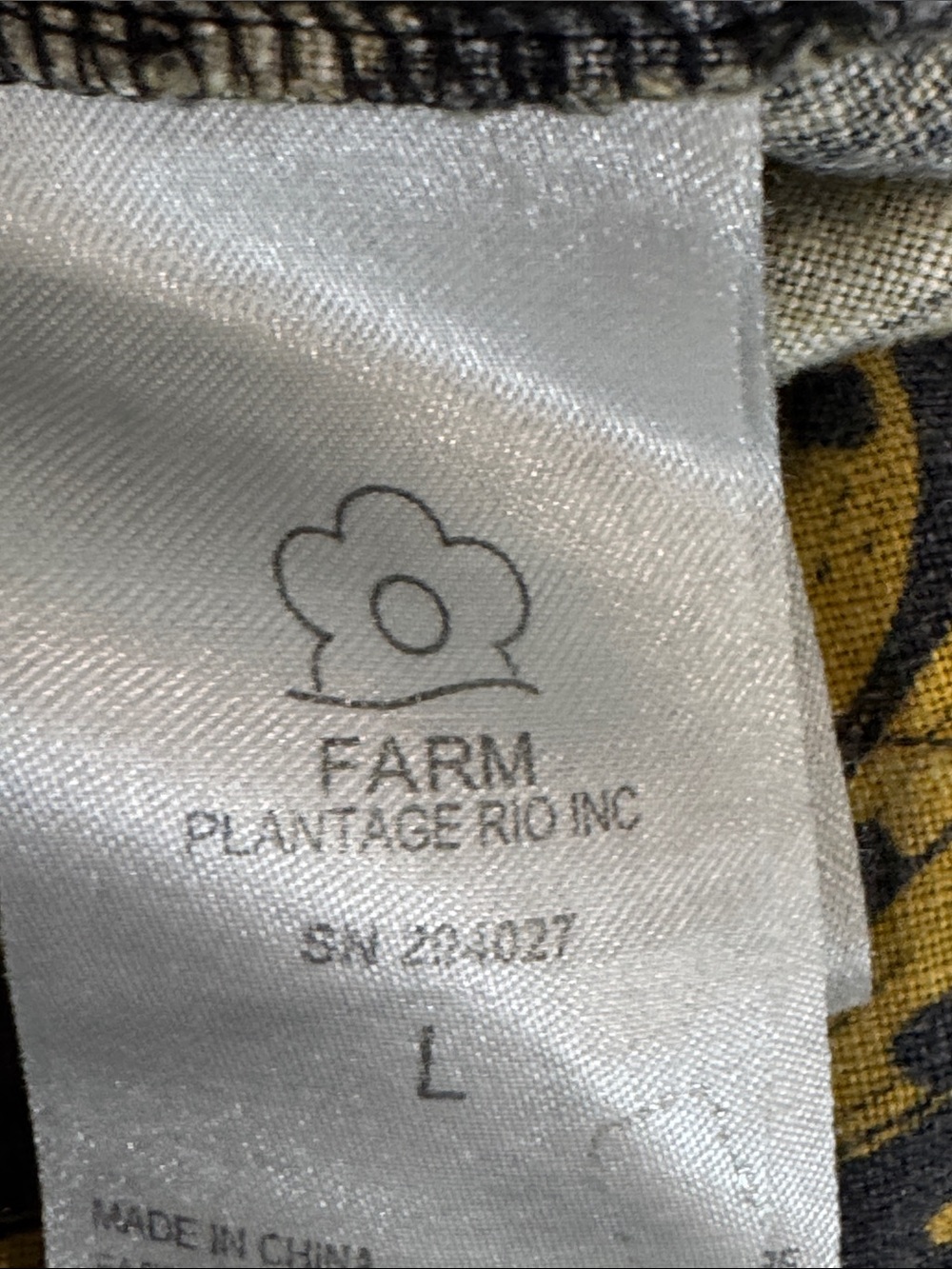 Farm Rio Linen Yellow Banana-Print Button-Up Romper R15 - Picture 7 of 7